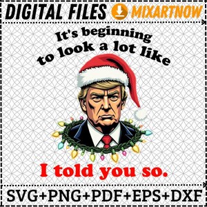 Geschenk It&#39;s Beginning To Look A Lot How I Told You So SVG Weihnachten,Weihnachten 2025 hässlich,Weihnachts-Shirt,festliche Dekorationen,wie ich es dir gesagt habe