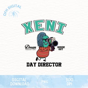 Xeni Assistant Director Png, Inside Out Dream Productions Png, Disney Inside Out New Character Png, Disney Dream Team Png, Trendy Cartoon