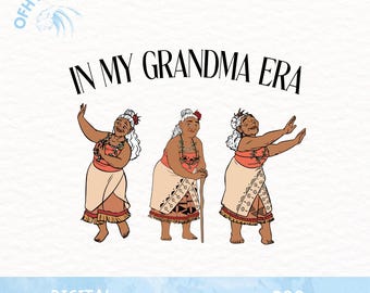 Nella mia era della nonna PNG, Moana Grandma Designs PNG, Grafica della nonna pazza PNG, Nonna dei cartoni animati PNG, Nonna nera PNG, Nella mia era della nonna Disney
