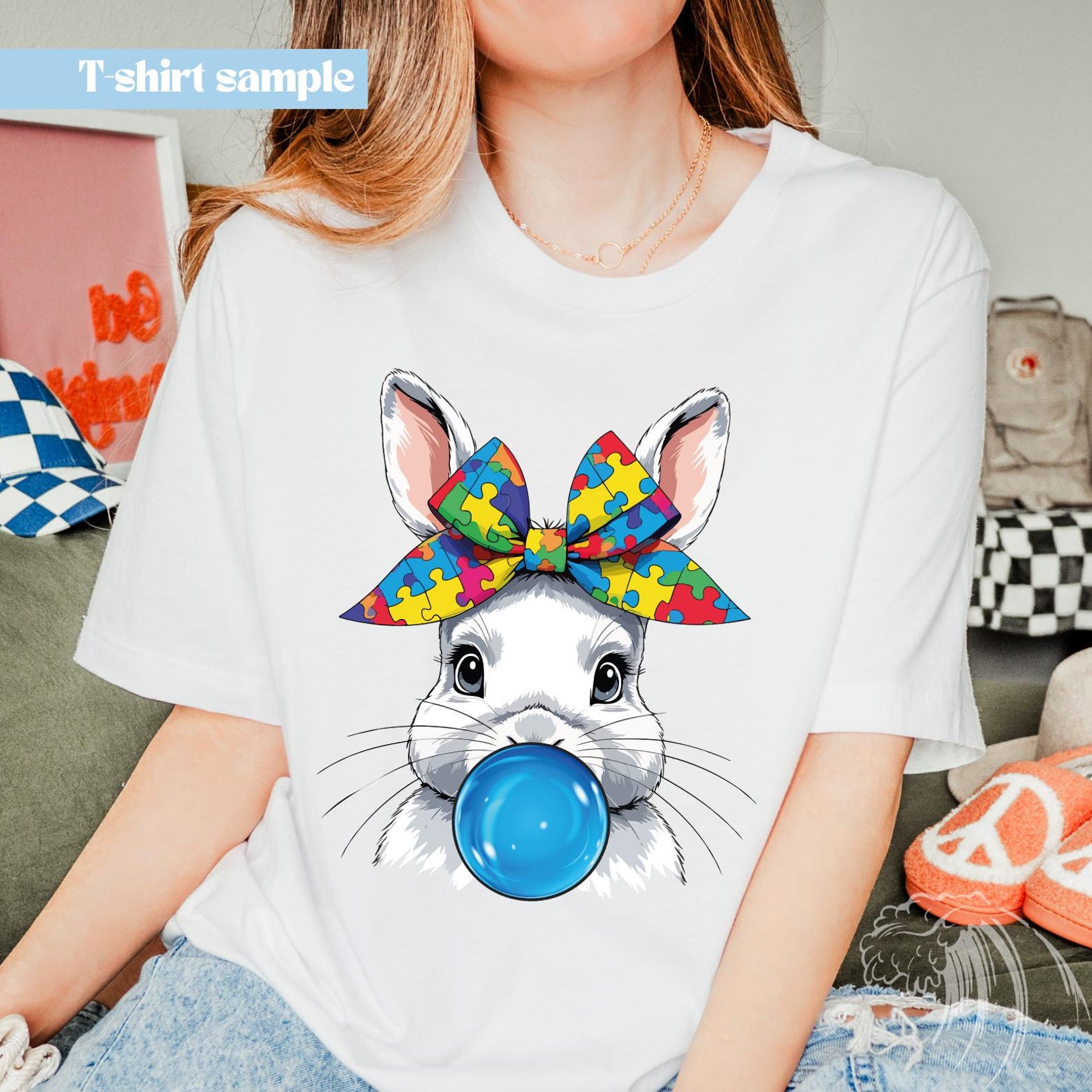 Autism Rabbit Chewing Gum Png, Autism Ribbon Png, National Autism Day ...