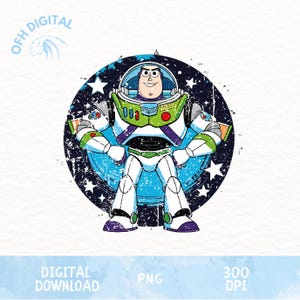 Retro Buzz Lightyear Png, Vintage Cartoon Png, Retro Toy Story, Disney Travel Retro Trip Png, Cartoon Movie Day Png, Trendy Space Cartoon