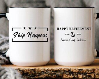 Militärische Ruhestandsgeschenk Navy Ruhestandsgeschenk Personalisierte Ruhestandsgeschenk Lustiges Ruhestandsgeschenk veteranes Andenken Rentner Navy Sailor