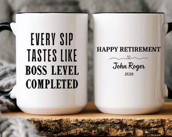 Boss Retirement Gift Coworker Retirement Gift Boss leaving Gift Boss Appreciation Gift Boss level completed Retired Gift Going away gift