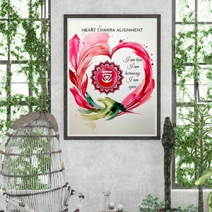 Heart Chakra Alignment Art: Love Energy Print (Digital Download)