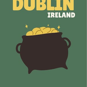 EDITABLE PHOTO BOOK Cover/back - Dublin