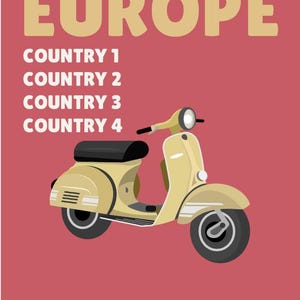 EDITABLE PHOTO BOOK Cover/back - Europe