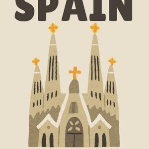EDITABLE PHOTO BOOK Cover/back - Spain