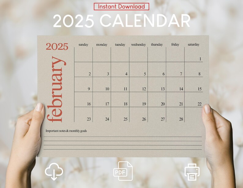2025 Calendar and Planner 2025 Monthly & Weekly Organizer Planner