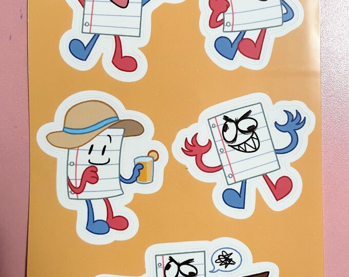 Paper Inanimate Insanity Sticker Sheet - Etsy