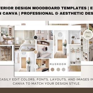 Customize Your Space: Interactive Mood Board Template for Interior Design Inspiration