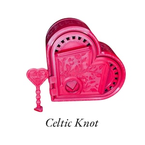 Stash Box Lockable Heart Gift Box – Secret Heart-Shaped Memory Chest with Key, Anniversary & Valentine Keepsake