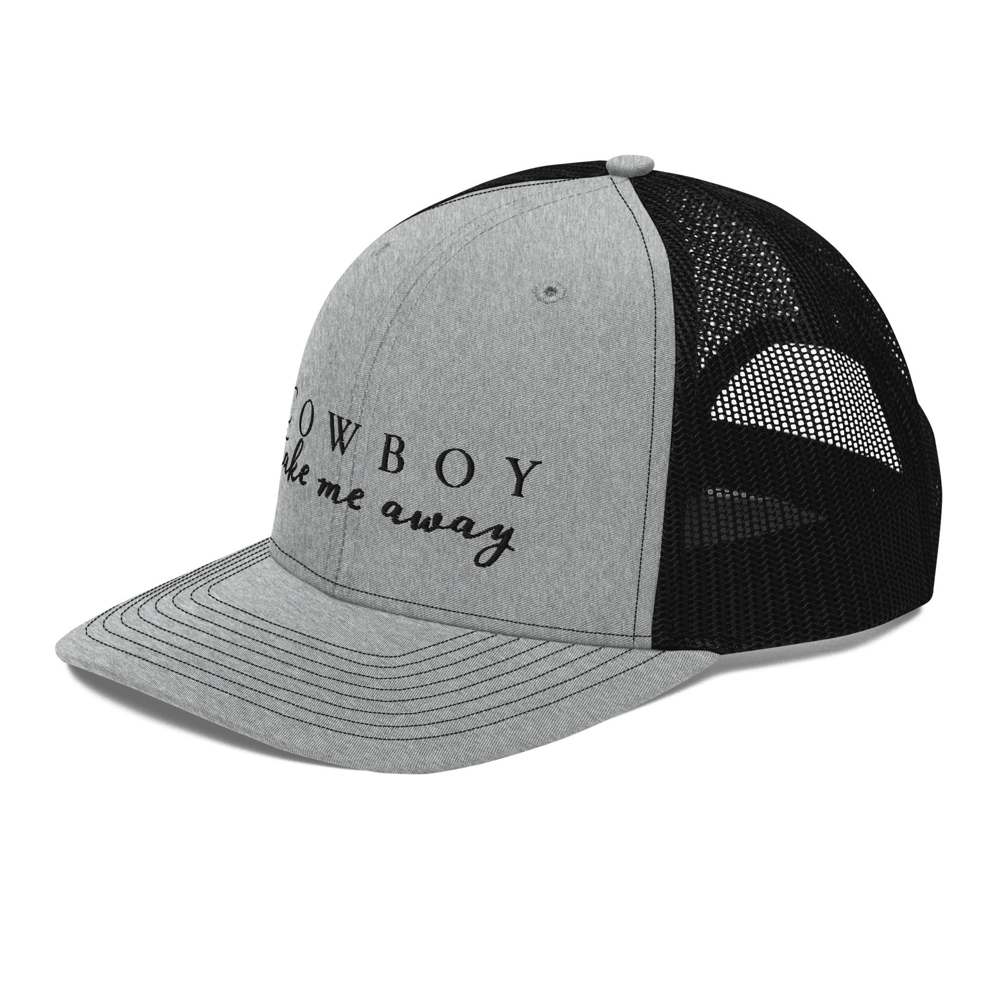 Discover Minimalist cowboy take me away trucker hat, baseball hat for men or women, gift for her or him