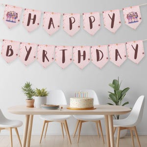 Bearbeitbare Sänger alles Gute zum Geburtstag Banner | Geburtstag Banner zum ausdrucken | Sofort Download 9015