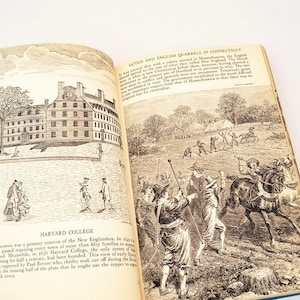 60&#39;s America Hardcover &quot;The Story of America In Pictures&quot; by Alan C. Collins 1962 Vintage American History Presidential History Book