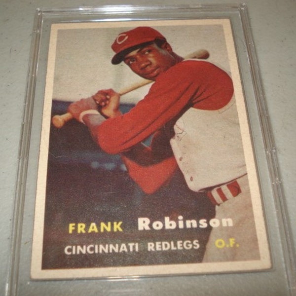 Vintage 1957 Frank Robinson Rookie Topps Baseball Card