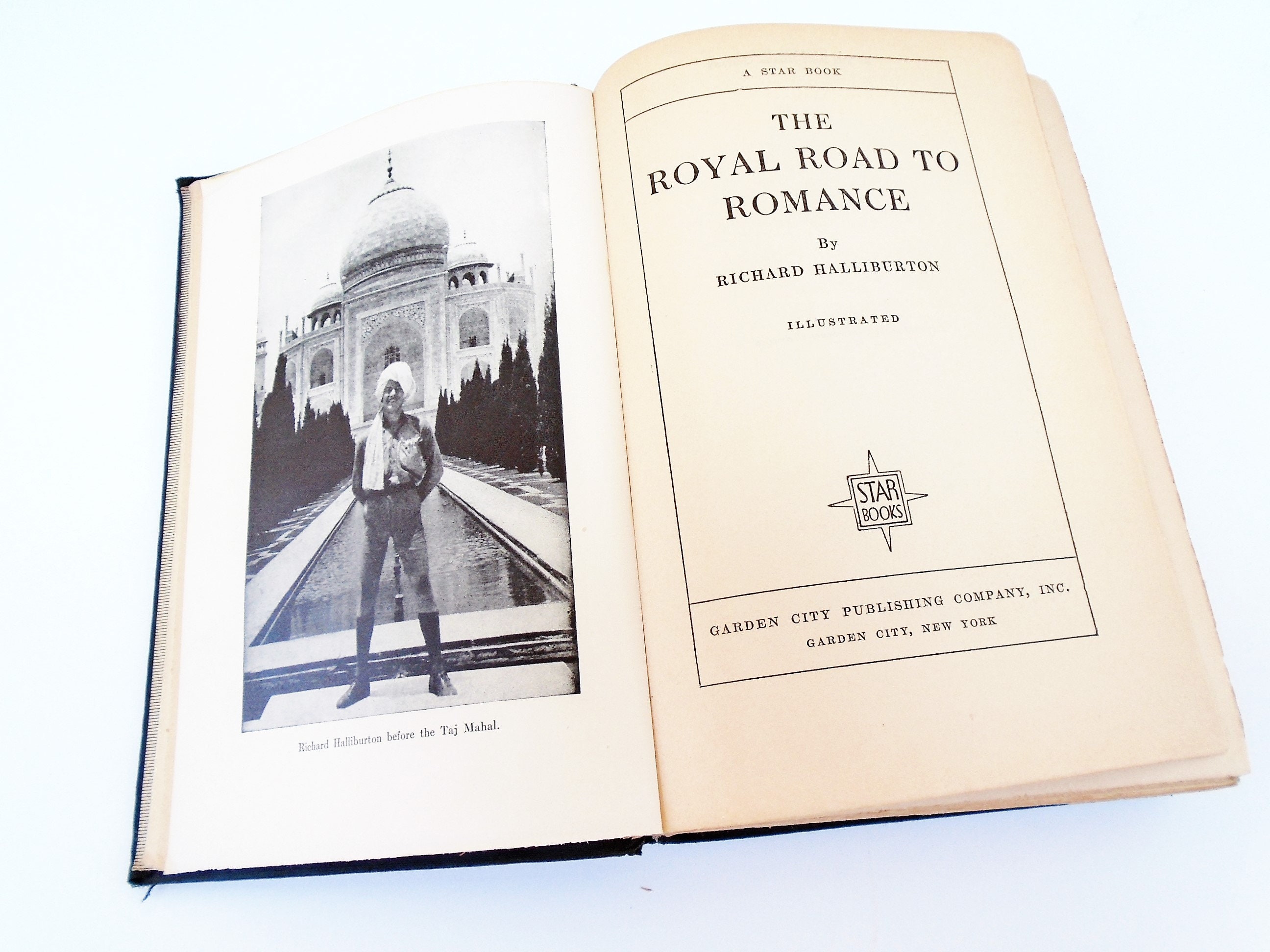The royal road to romance world history traveling antique book hard