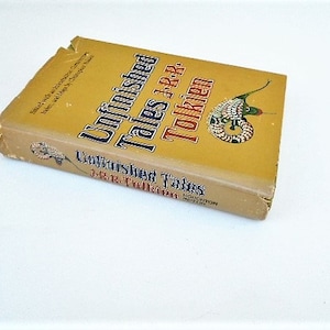 First Edition Book &quot;Unfinished Tales&quot; By J.R.R. Tolkien