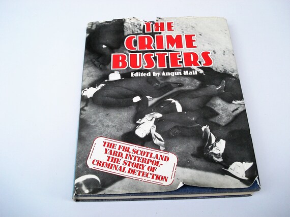 Crime Busters Book Crime Investigations Interpol Fbi Scotland Yard Criminal History Fighting Crimes Police - 