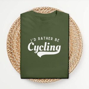 I&#39;d rather be Cycling, Cycling Shirt, Cycling Tshirt, Bicycling TShirt, Bicycling Shirt, Gift for Cyclist, Cyclist Gift, Biking Shirt