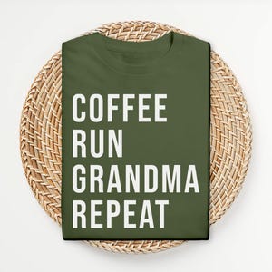 Coffee Run Grandma Repeat, Marathon Shirt, Run Tshirt, Running Shirts, Marathon Gift, Runner Shirts, Runner Gifts, Gift For Runner