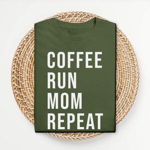 Coffee Run Mom Repeat, Marathon Shirt, Run Tshirt, Running Shirts, Marathon Gift, Runner Shirts, Runner Gifts, Gift For Runner, Funny shirt