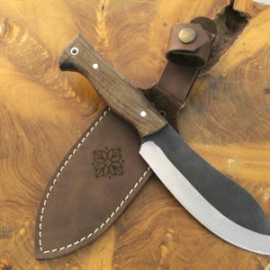 Custom Knife Groomsmen Gift Knife Handmade Hunting Knife Full Tang Blade Engraved Nesmuk Knife (Wh001)