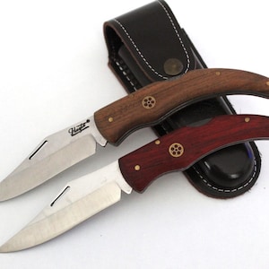 12 inch Personalized Fishing Folding Knife Gift for Men Custom Engraved Survival Gift (Fk186)