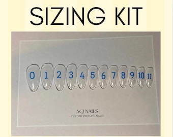 Press on Nail Sizing Kit