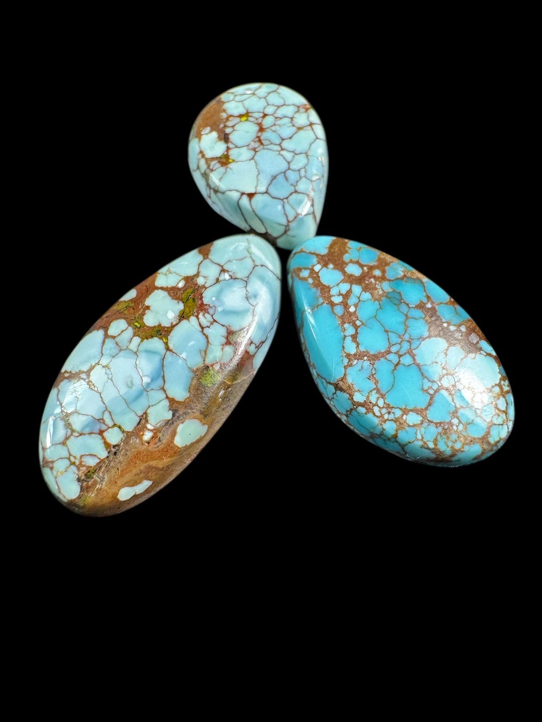 Authentic Gobi Turquoise Stone With Red Matrix - Etsy