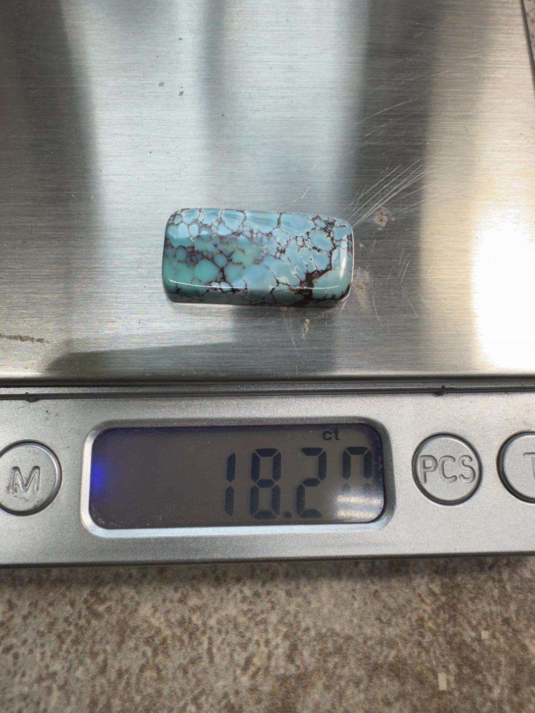 Gobi Turquoise GLACIER BLUE Cabochon Rare High Grade for Rings or ...