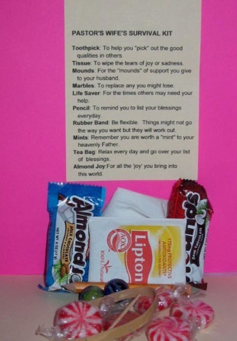 PASTOR'S WIFE SURVIVAL KIT DEVOTIONS | Etsy