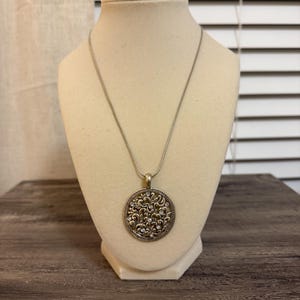Silver Mode Halsband Med Cirkelhänge