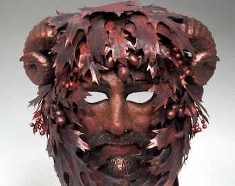 Winter Silvanus Mask; Available/Ready-to-Ship