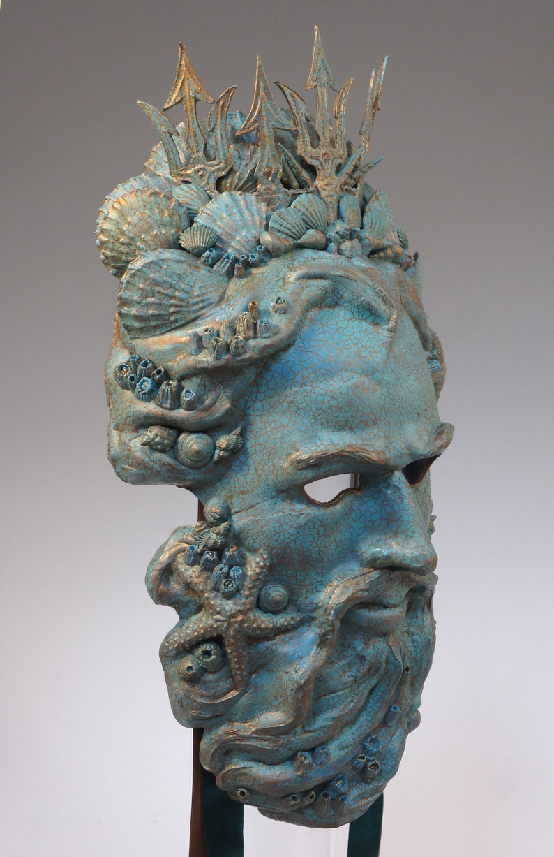 Poseidon/Neptune Mask - OUT OF STOCK/Made to Order image 2
