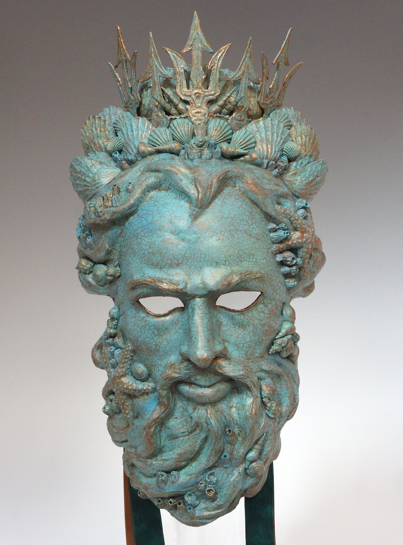 Poseidon/Neptune Mask - OUT OF STOCK/Made to Order image 1