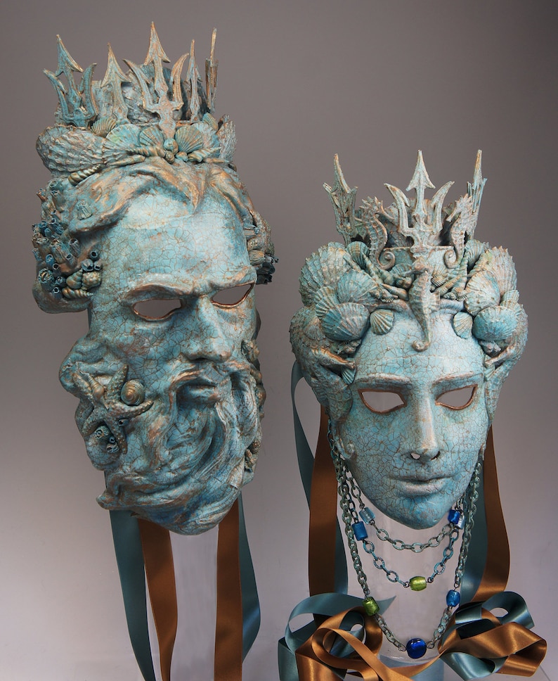 Poseidon/Neptune Mask - OUT OF STOCK/Made to Order image 9