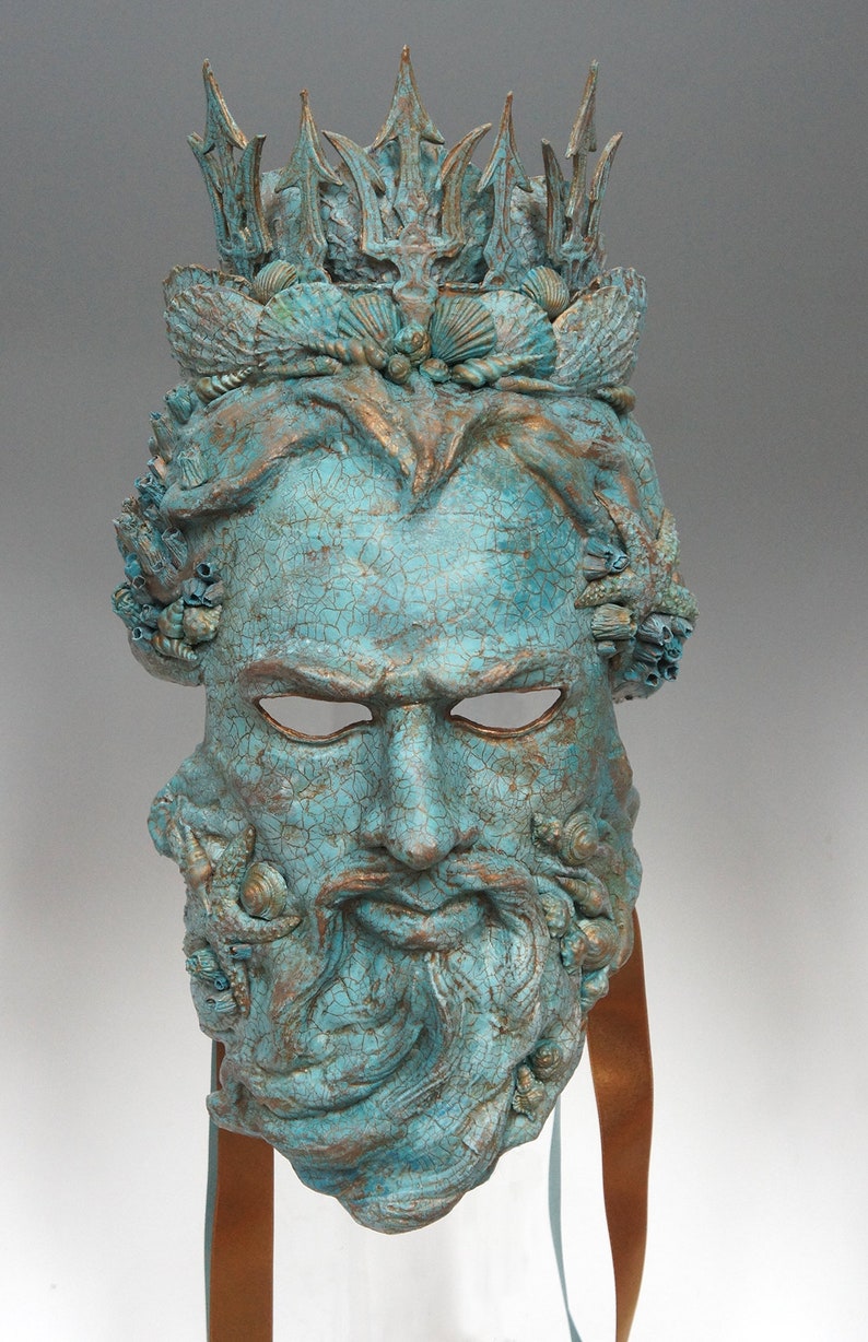 Poseidon/Neptune Mask - OUT OF STOCK/Made to Order image 5