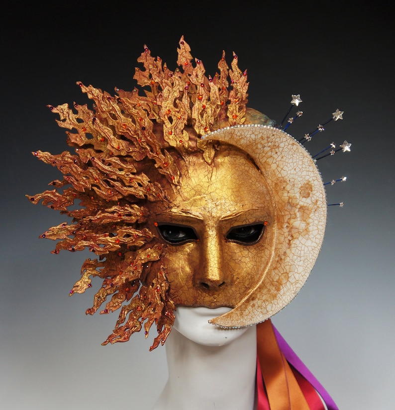 Sunset/Moon Rise Mask Out-of-Stock/Made-to-Order image 2