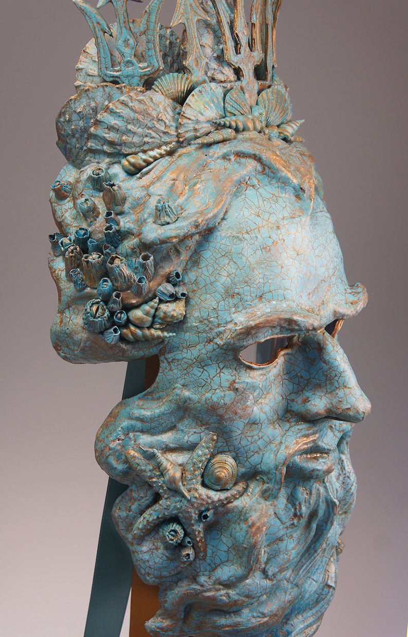 Poseidon/Neptune Mask - OUT OF STOCK/Made to Order image 8