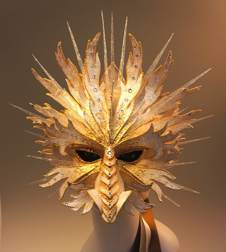 White Dragon Mask OUT OF Stock/made to Order Etsy