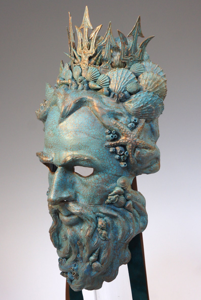 Poseidon/Neptune Mask - OUT OF STOCK/Made to Order image 3