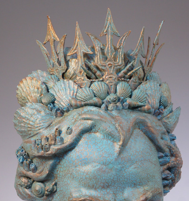 Poseidon/Neptune Mask - OUT OF STOCK/Made to Order image 4
