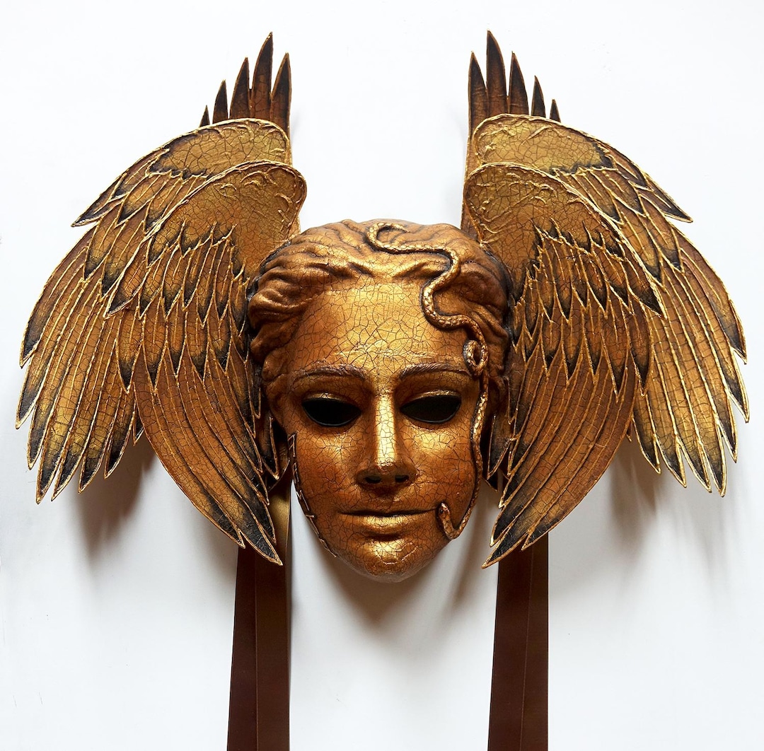 Mask of Vanth, Etruscan Psycopomp: Made-to-order/commission - Etsy