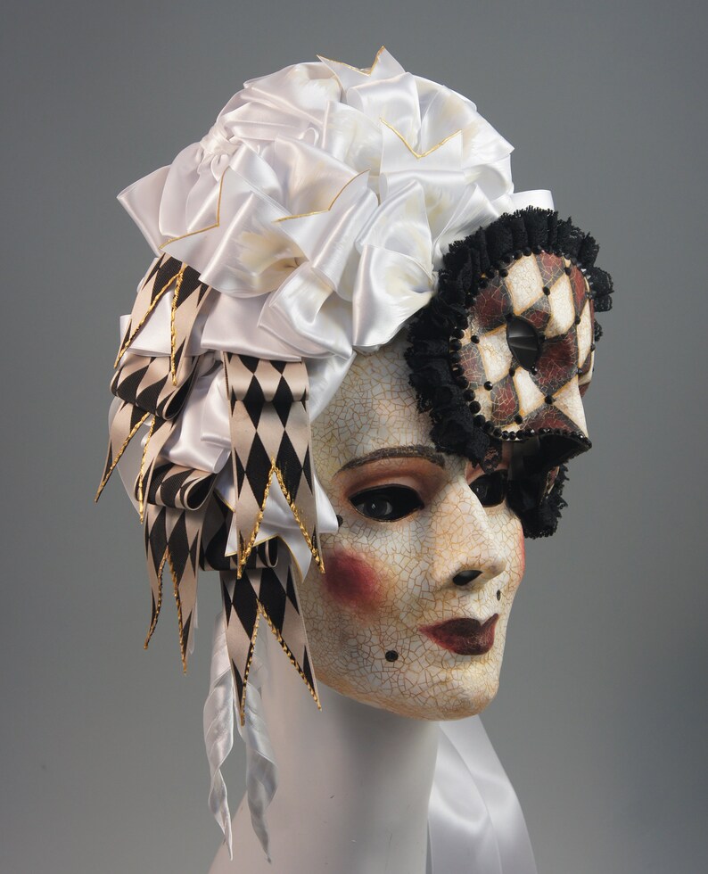 Madame de Pompadour Mask OUT-OF-STOCK/Made-to-Order image 4