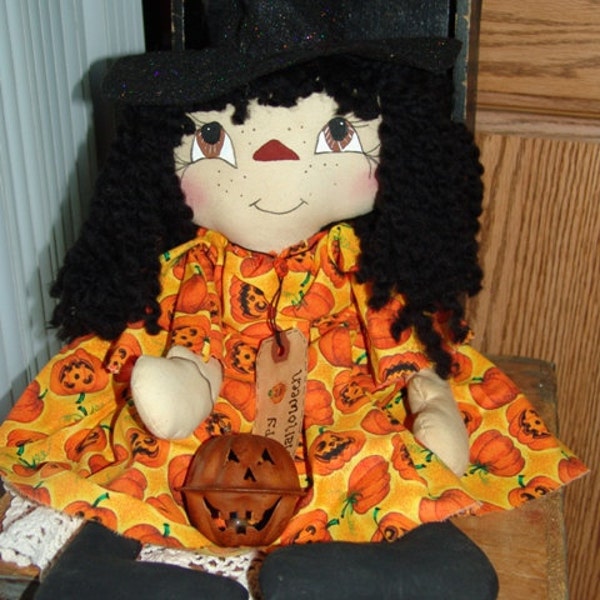 floweringangel -CYNTHIA  Handmade Raggedy Witch