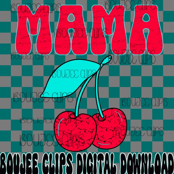 チェリーのママ MAMA、ママ png、チェリー、チェリー png - Etsy 日本