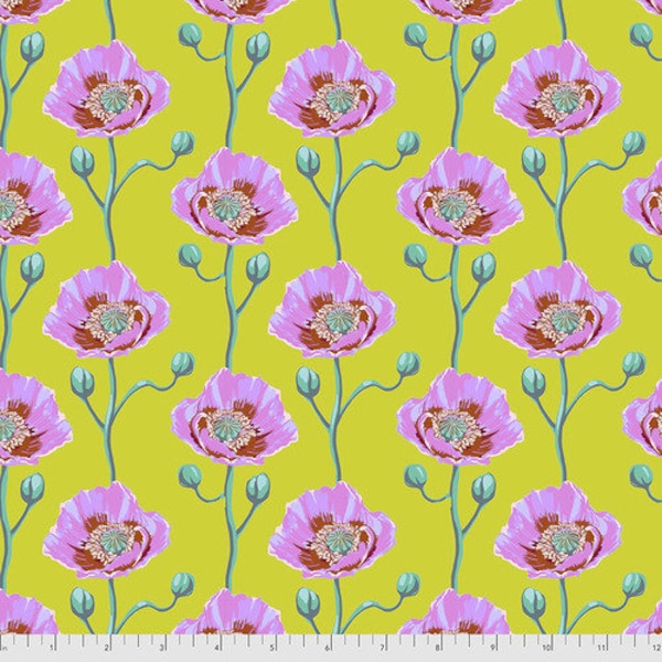 Cheering Section in Sunny, Bright Eyes collection by Anna Maria Horner, Free Sprit Fabrics