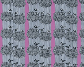 Birdseed in Powder, After the Rain by Bookhou for Anna Maria's Conservatory,  Free Sprit Fabrics