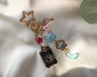 Celestial Lovers Tarot Keychain | Witchy Accessories
