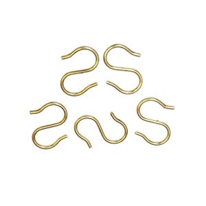 Brass &quot;S&quot; hook